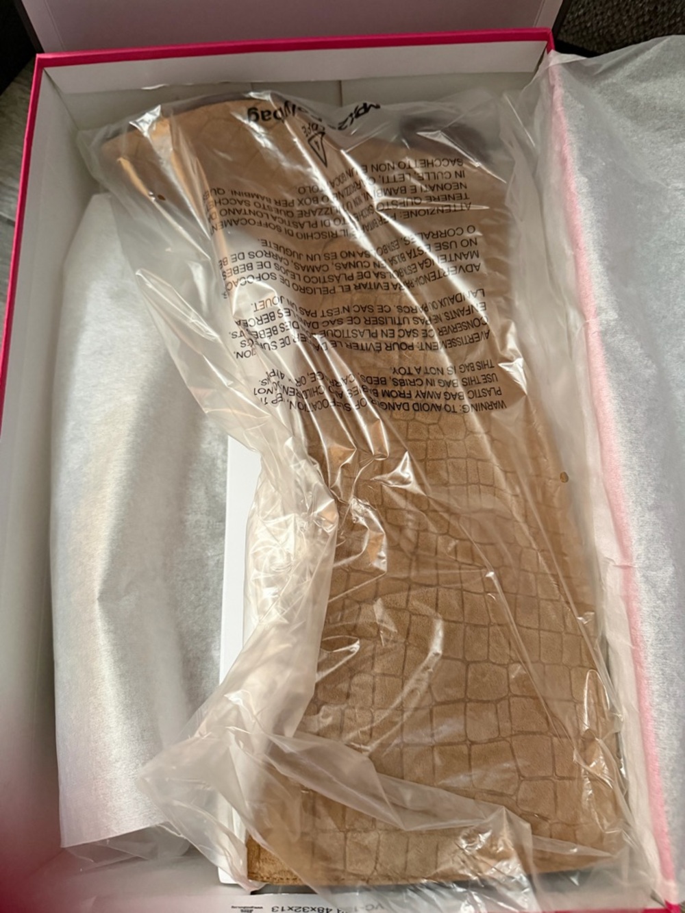 NIB Vince Camuto Women's Pavla Knee High Boot, Fawn - Picture 3 of 5